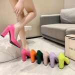 New thick heel for women LA1007 - Image 8