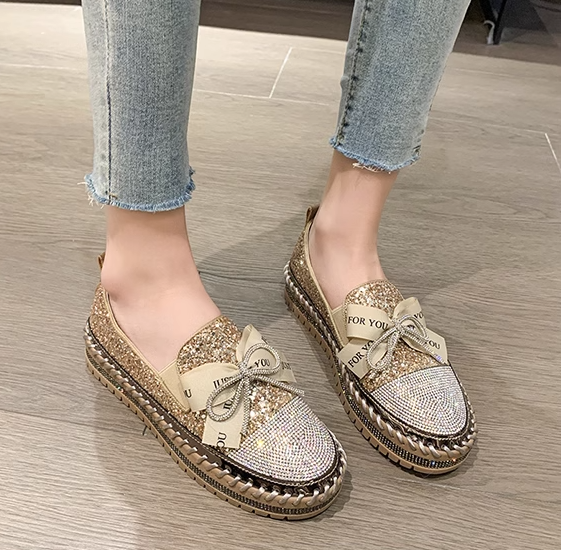 Screenshot 2024-11-10 160800 Loafers for women autumn new style slip-on rhinestone LA2845 - Image 1