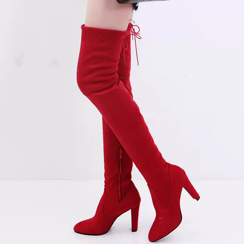O1CN01YAetaN1e2rS9om26J_!!2578153814.jpg_q50.jpg_ Winter Knee-high boots long boots LA5603 - Image 1