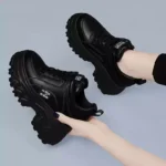 Thick-soled height-enhancing shoes for women LA4697 - Image 3
