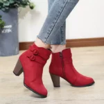 Winter high heel for woman