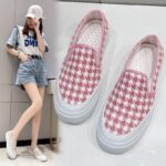 Thick-soled versatile canvas shoes for women