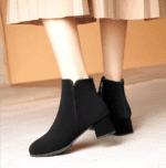 Matte leather Martin boots for women - Image 3