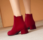 Matte leather Martin boots for women