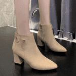 Large size frosted short boots for women
