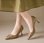 Fashionable square buckle Shoes