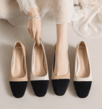 Soft Chanel style heel shoes LA1884 - Image 2