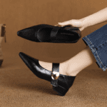 Velcro shallow mouth shoes