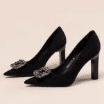 Temperament professional black super high heels women LA687 - Image 3