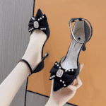 Fairy style one-strap high heels for women - Image 3