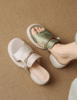 Fish mouth thick bottom sandals for women LA1891 - Image 2