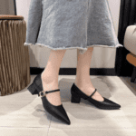 Pointed toe thick heel - Image 5