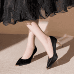 Pointed shallow mouth stiletto shoes LA702