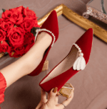 Xiuhe French pearl shoes  LA1736 - Image 5