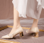 Xiuhe French pearl shoes  LA1736 - Image 4