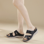 New 2025 Cross-border round head fashionable clip-toe hollow women's sandals - Image 2
