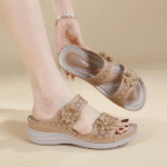 New 2025 Cross-border round head fashionable fish mouth hollow women's sandals - Image 7