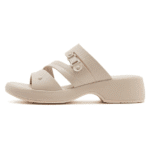 New 2025 Spring and Summer Casual Non-slip Buckle Beach Wedge Heel Large Size Slippers Women - Image 4