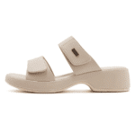 New 2025 Spring and Summer Casual Velcro Non-slip Seaside Beach Wedge Heel Large Size Slippers - Image 3