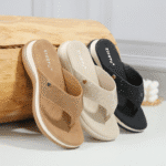 New 2025 Spring and Summer Diamond Fashion Wedge Heel Non-slip Flip-flops Women's Shoes - Image 6