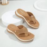 New 2025 Spring and Summer Diamond Fashion Wedge Heel Non-slip Flip-flops Women's Shoes - Image 5