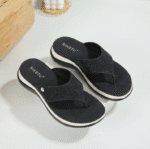 New 2025 Spring and Summer Diamond Fashion Wedge Heel Non-slip Flip-flops Women's Shoes - Image 3