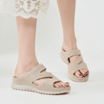 Sports casual sandals new 2025 Velcro hollow thick bottom women's sandals - Image 4