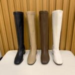 Autumn and winter new high-heeled boots square toe thick heel 2025 - Image 8