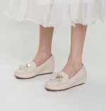 Foreign trade cross-border flat heel height-increasing single shoes