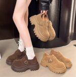 Thick-soled height-enhancing loafers for women 2025 - Image 2