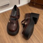 Thick-soled Mary Jane British style shoes for women 2025 - Image 7