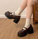 Thick-soled Mary Jane British style shoes for women 2025 - Image 5
