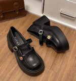 Thick-soled Mary Jane British style shoes for women 2025 - Image 6