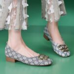 New 2025 spring and autumn soft sole comfortable slip-on mother shallow mouth single shoes women