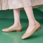 Autumn and winter smooth simple comfortable low heel - Image 3