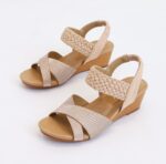 Foreign trade sandals women's wedge heel open toe fashionable women's shoes - Image 4