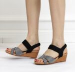 Foreign trade sandals women's wedge heel open toe fashionable women's shoes