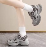 Daddy shoes for women 2025 autumn new mesh breathable retro versatile thick bottom heightened comfortable casual sports shoes - Image 3