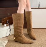 Retro long boots women 2025 - Image 3