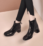 Glossy Fashion Boots for Women LA5691 - Image 4