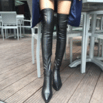 Knee-High Low Heel Long Boots For Women LA5697 - Image 2