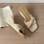 French retro woven slippers for women 2025 - Image 4