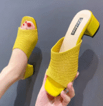 Women's square head thick heel for outdoor wear 2025 - Image 4