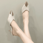 Women's summer outdoor shoes with pointed toe and small heels - Image 4