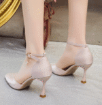 French satin banquet wedding shoes stilettos 2025 - Image 7