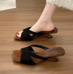 Design niche French retro Roman high heels wedge - Image 3