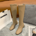 Autumn and winter new high-heeled boots square toe thick heel 2025 - Image 5