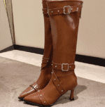 High-heeled boots for women 2025 - Image 3