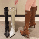 High-heeled boots for women 2025 - Image 2
