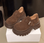 Thick-soled height-enhancing loafers for women 2025 - Image 5